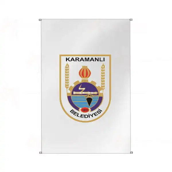Karamanl Belediyesi Bina Cephesi Bayrak Bul