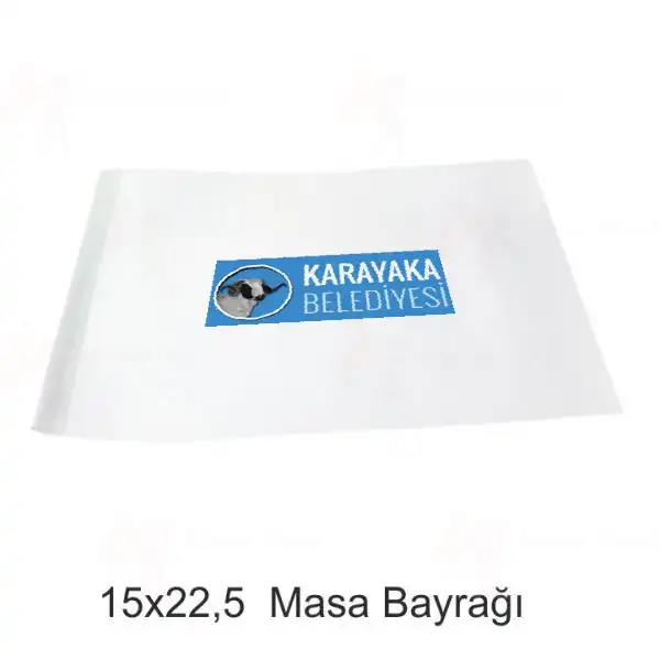 Karayaka Belediyesi Masa Bayraklar