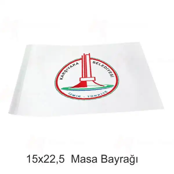 Karyaka Belediyesi Masa Bayraklar