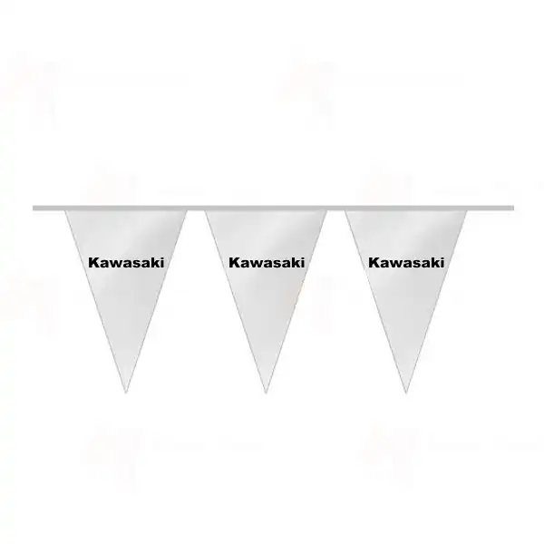 Kawasaki İpe Dizili Üçgen Bayraklar