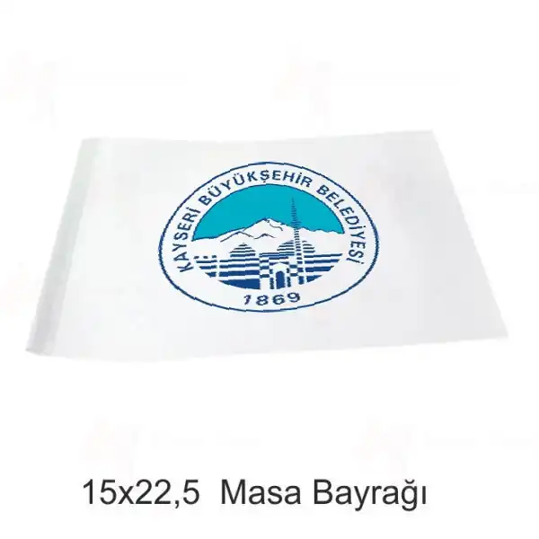 Kayseri Bykehir Belediyesi Masa Bayraklar