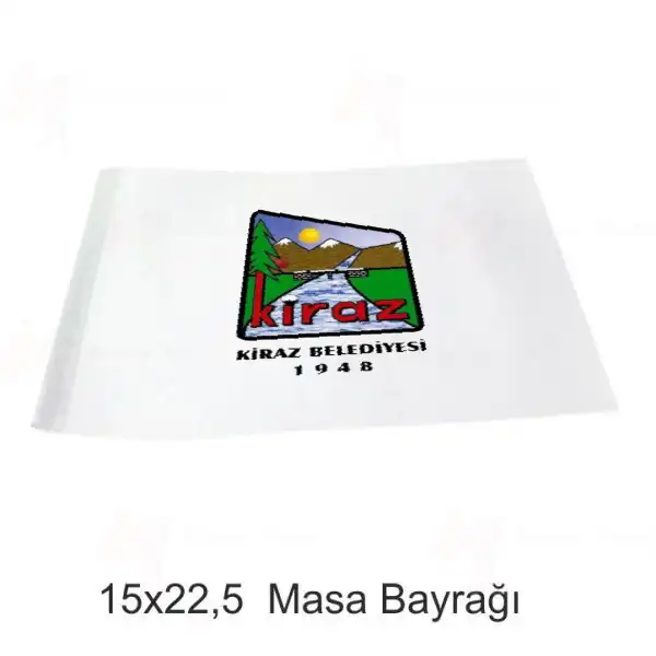 Kiraz Belediyesi Masa Bayraklar