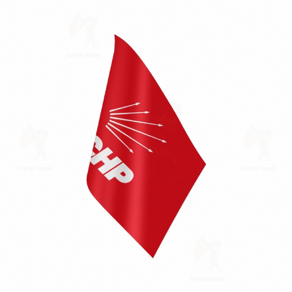 Krmz Cumhuriyet Halk Partisi Masa Bayraklar lleri