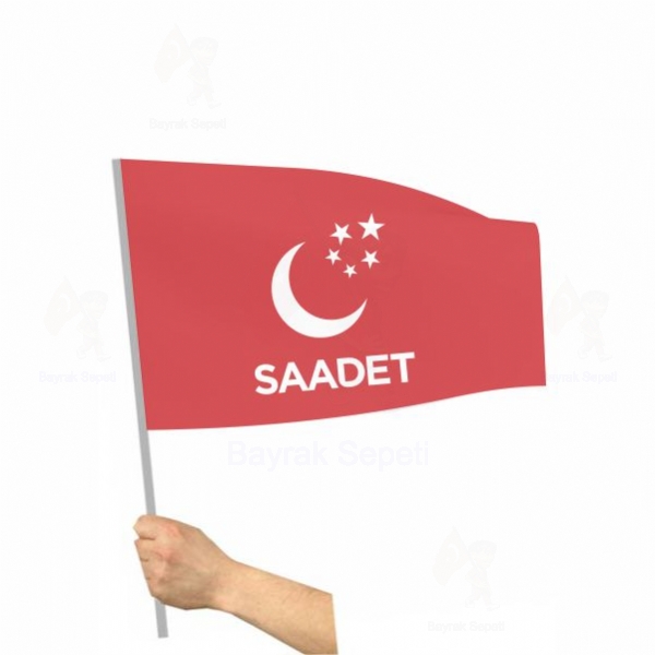 Krmz Saadet Partisi Sopal Bayraklar