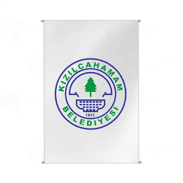 Kzlcahamam Belediyesi Bina Cephesi Bayraklar