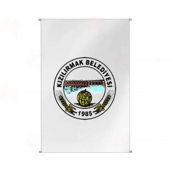Kzlrmak Belediyesi Bina Cephesi Bayraklar