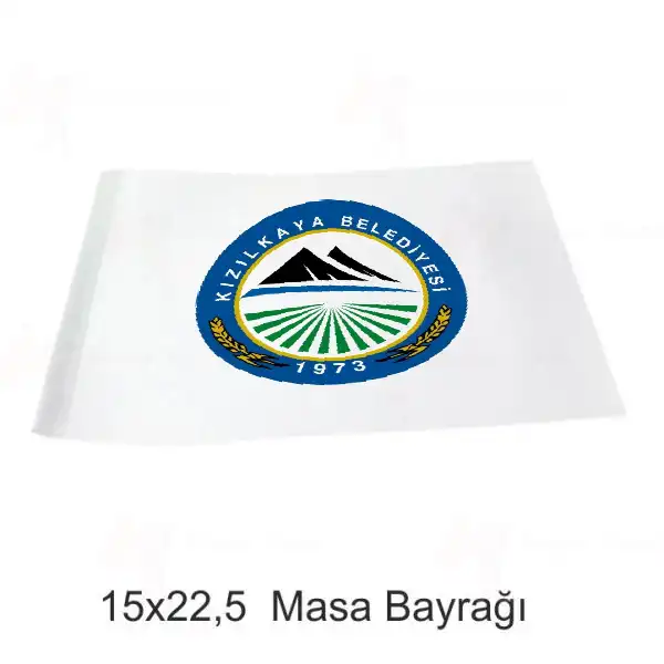 Kzlkaya Belediyesi Masa Bayraklar