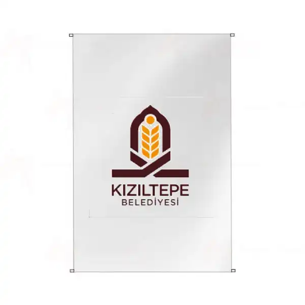 Kzltepe Belediyesi Bina Cephesi Bayraklar