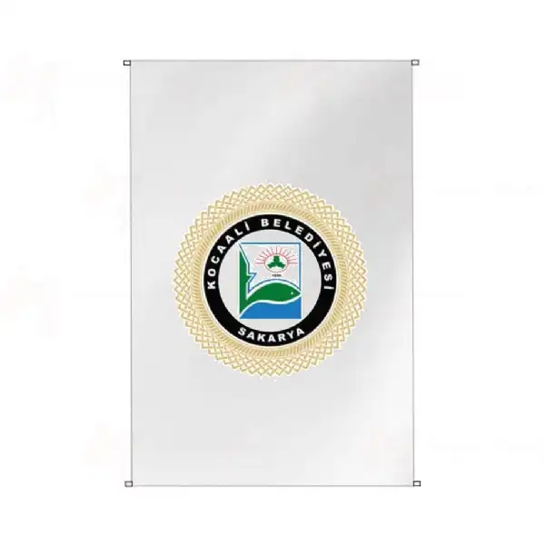Kocaali Belediyesi Bina Cephesi Bayraklar