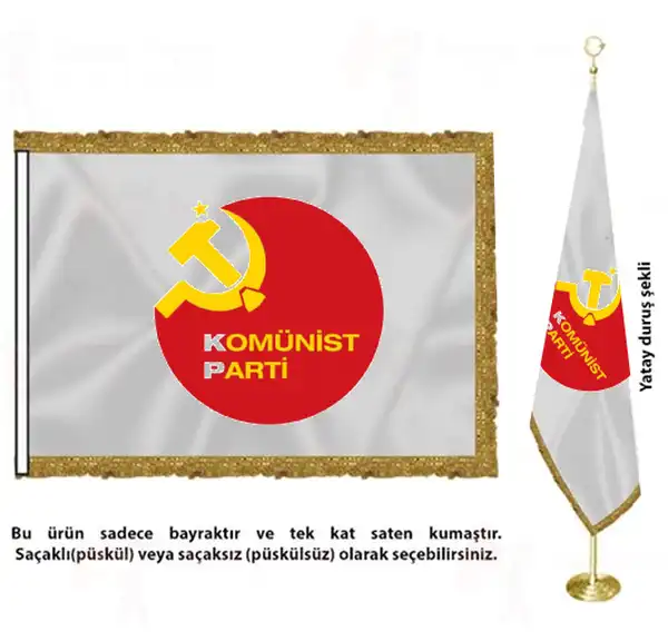 Komnist Parti T Masa Bayraklar