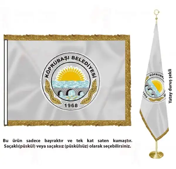 Kprba Belediyesi Saten Kuma Makam Bayra Tasarmlar