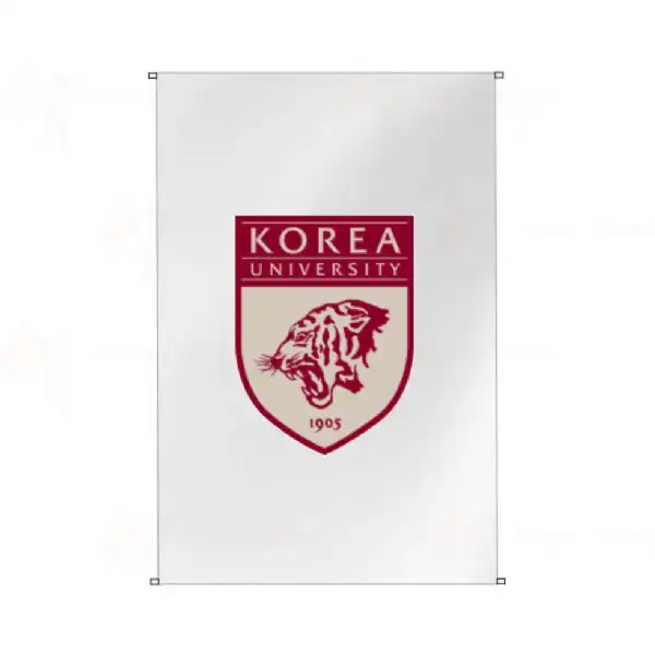 Korea University Bina Cephesi Bayraklar