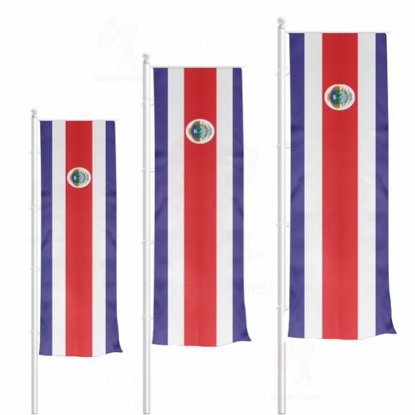 Kosta Rika Dikey Gnder Bayraklar