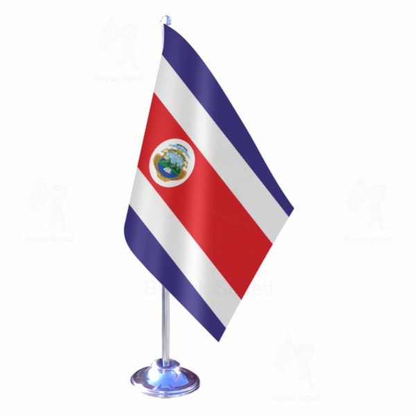 Kosta Rika Tekli Masa Bayraklar