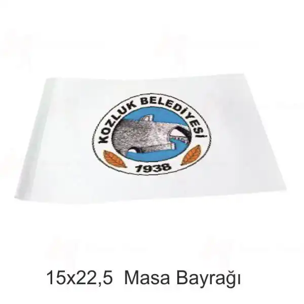 Kozluk Belediyesi Masa Bayraklar