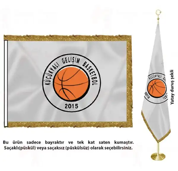 Kkyal Geliim Basketbol Kulb Saten Kuma Makam Bayra