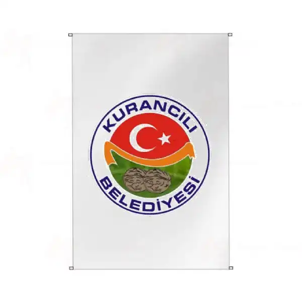 Kurancl Belediyesi Bina Cephesi Bayraklar