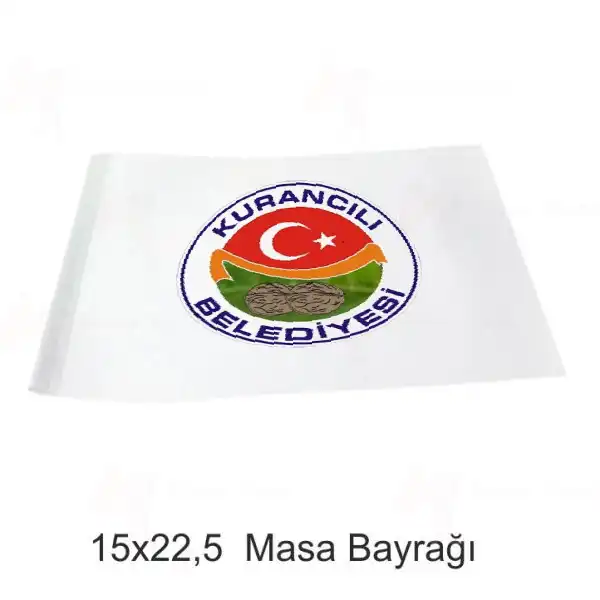 Kurancl Belediyesi Masa Bayraklar