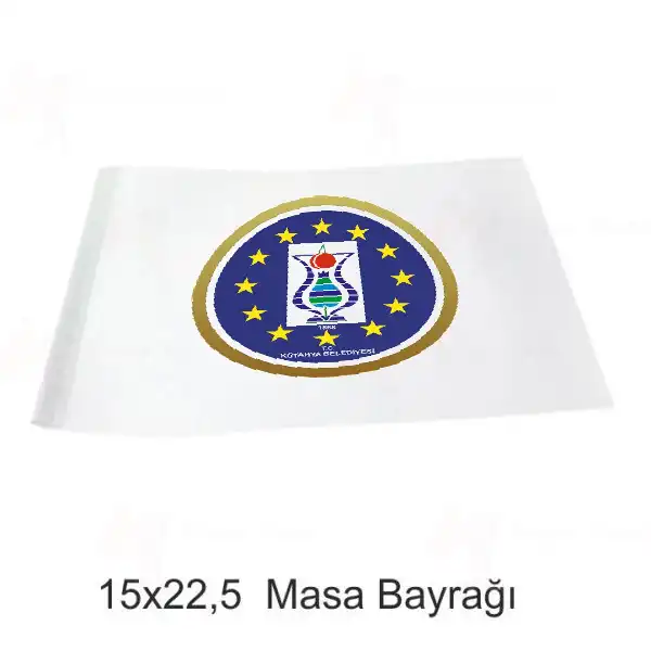 Ktahya Belediyesi Masa Bayraklar