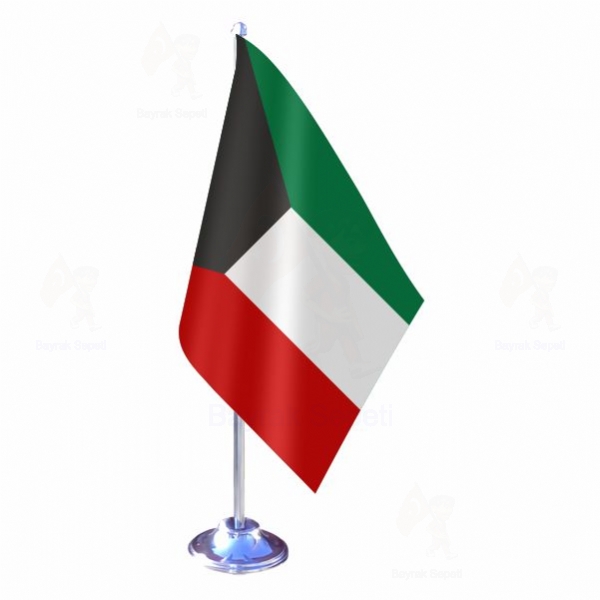 Kuveyt Tekli Masa Bayraklar