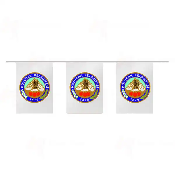 Kuyucak Belediyesi pe Dizili Ssleme Bayraklar Resimleri