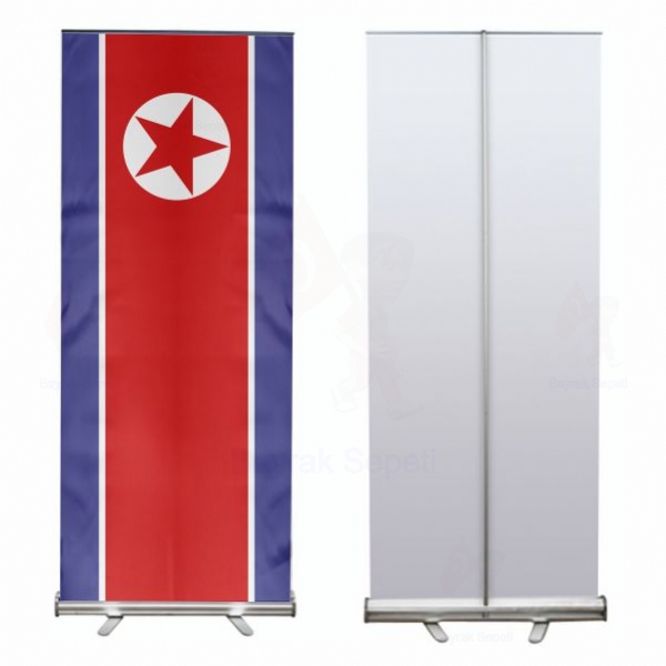 Kuzey Kore Roll Up ve Banner