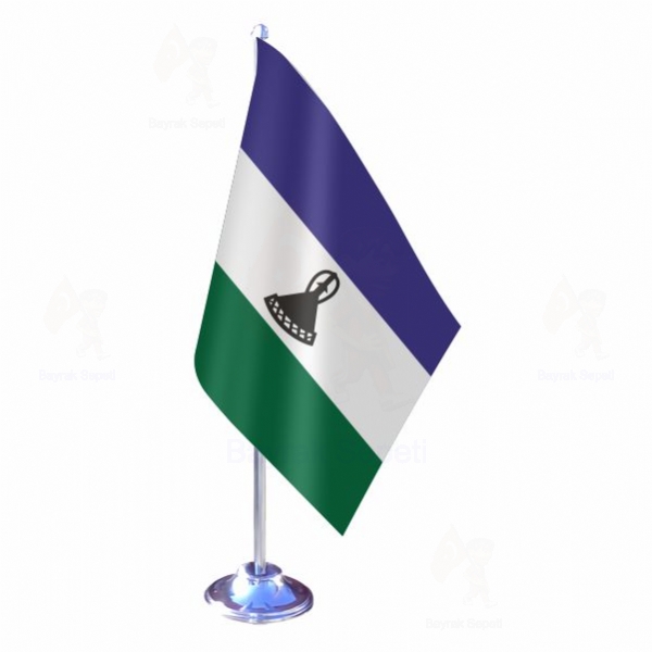 Lesotho Tekli Masa Bayraklar