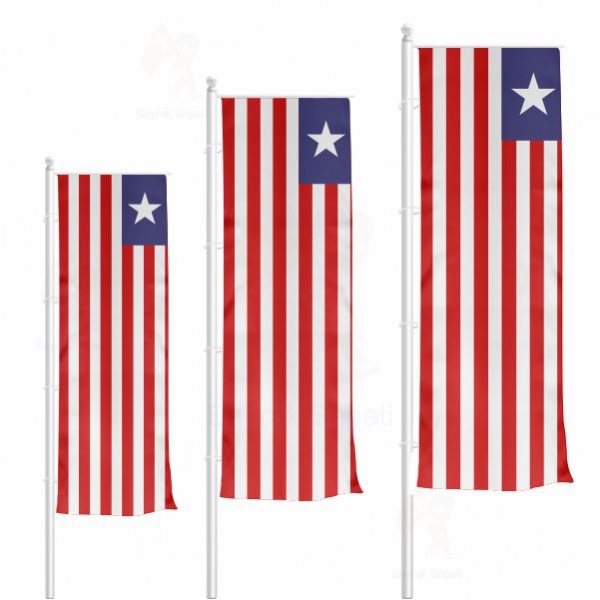 Liberya Dikey Gnder Bayraklar