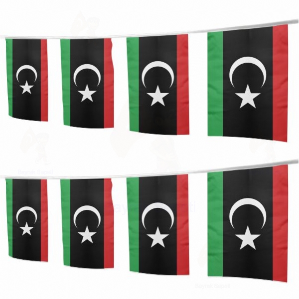 Libya pe Dizili Ssleme Bayraklar