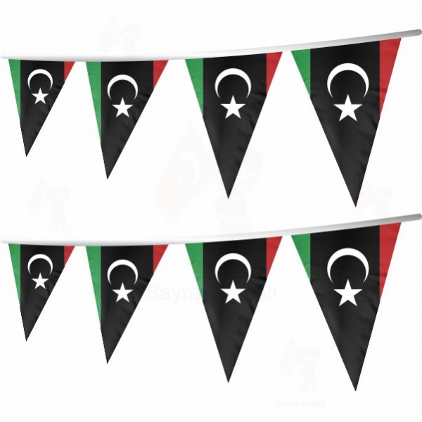 Libya pe Dizili gen Bayraklar