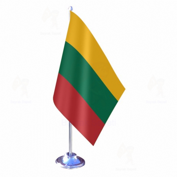 Litvanya Tekli Masa Bayraklar
