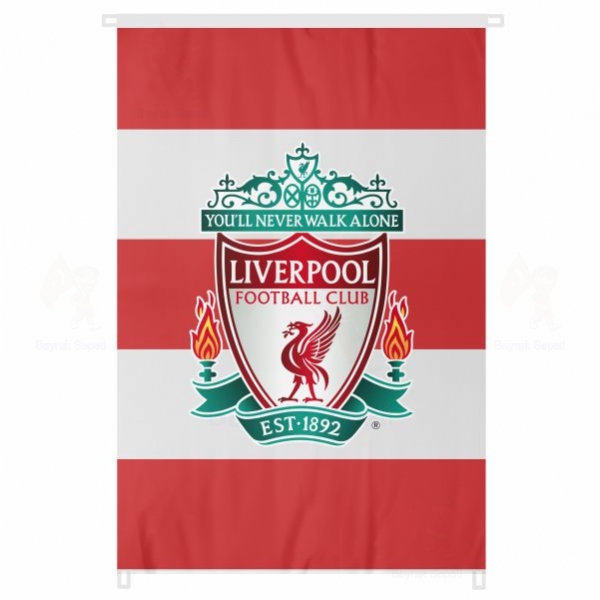 Liverpool FC Bina Cephesi Bayraklar