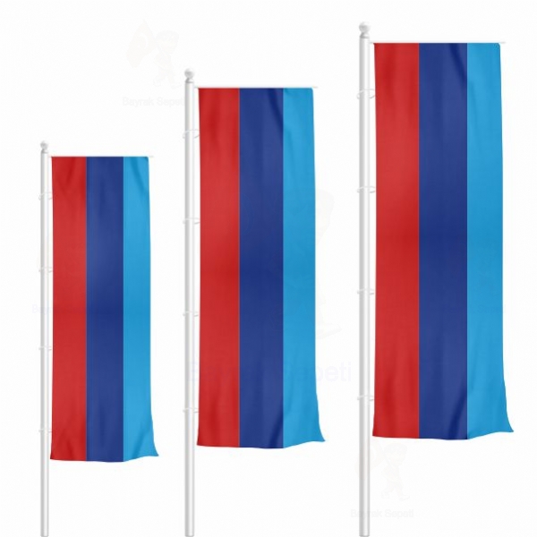 Lugansk Halk Cumhuriyeti Dikey Gnder Bayraklar