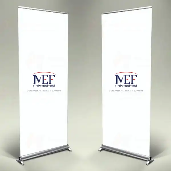 MEF niversitesi Roll Up ve BannerToptan Alm