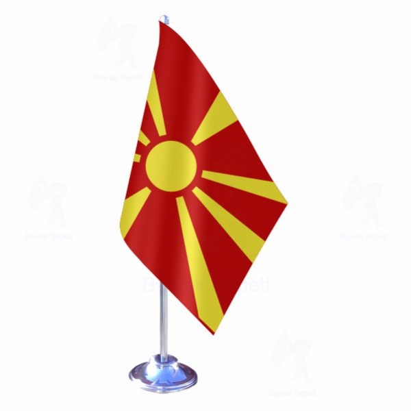 Makedonya Tekli Masa Bayraklar