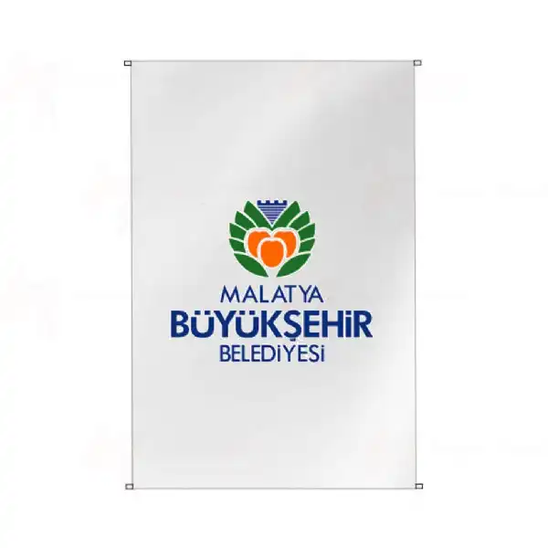 Malatya Bykehir Belediyesi Bina Cephesi Bayraklar