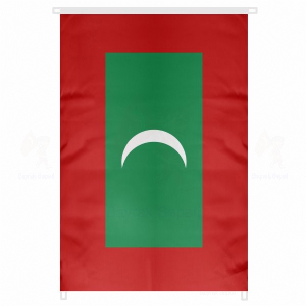 Maldivler Bina Cephesi Bayraklar