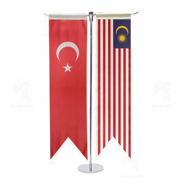 Malezya T Masa Bayraklar
