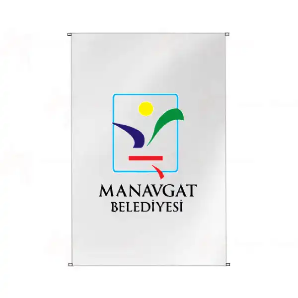 Manavgat Belediyesi Bina Cephesi Bayrakları