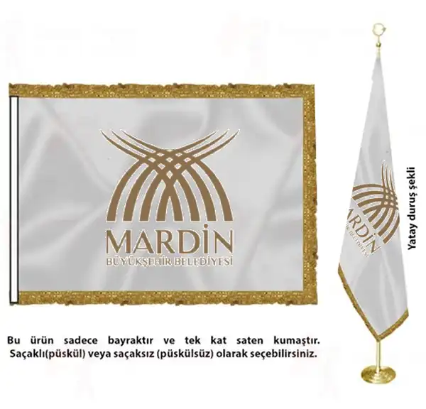 Mardin Bykehir Belediyesi Saten Kuma Makam Bayra Ebat