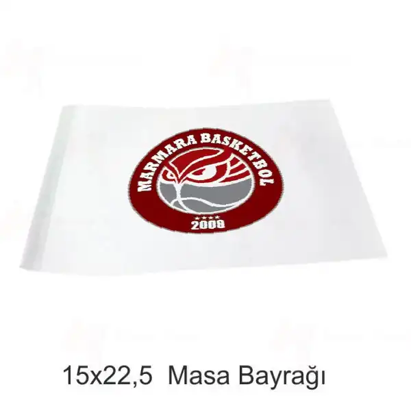 Marmara Basketbol Masa Bayraklar Grselleri