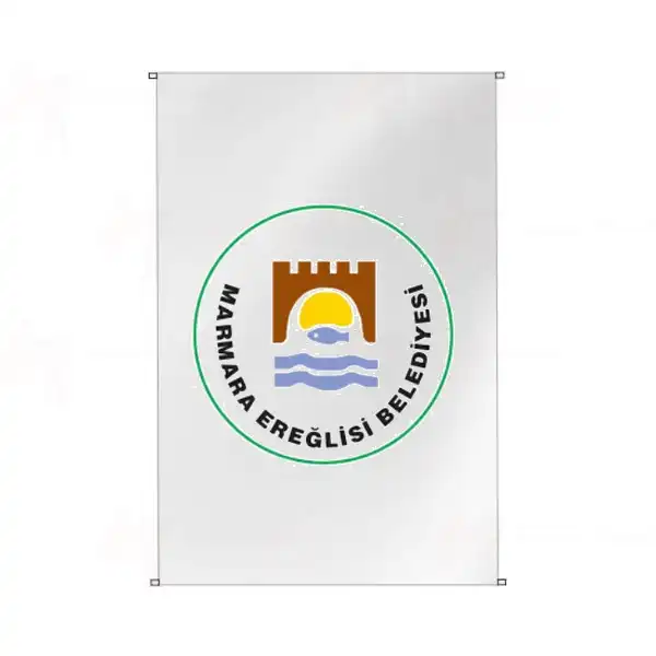 Marmaraerelisi Belediyesi Bina Cephesi Bayraklar