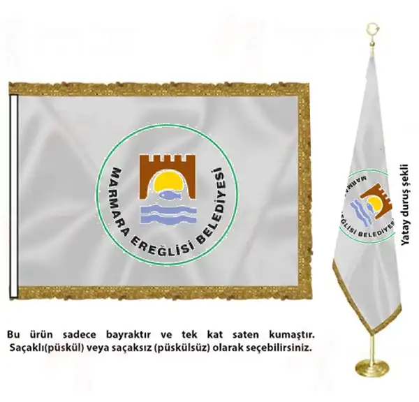 Marmaraerelisi Belediyesi Saten Kuma Makam Bayra Tasarm