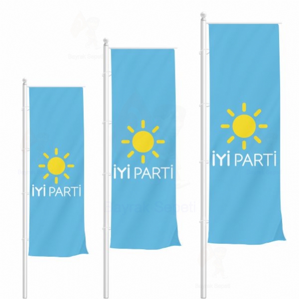 Mavi iyi Parti Dikey Gnder Bayraklar Resimleri