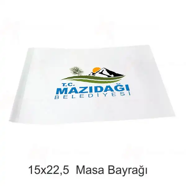 Mazda Belediyesi Masa Bayraklar