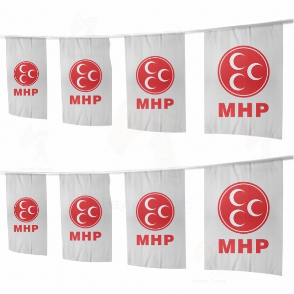 Mhp Milliyeti Hareket Partisi pe Dizili Ssleme Bayraklar