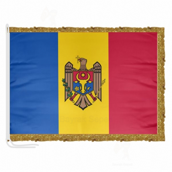 Moldova Saten Kuma Makam Bayra retimi