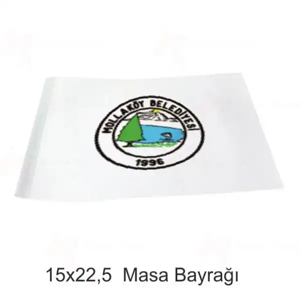Mollaky Belediyesi Masa Bayraklar