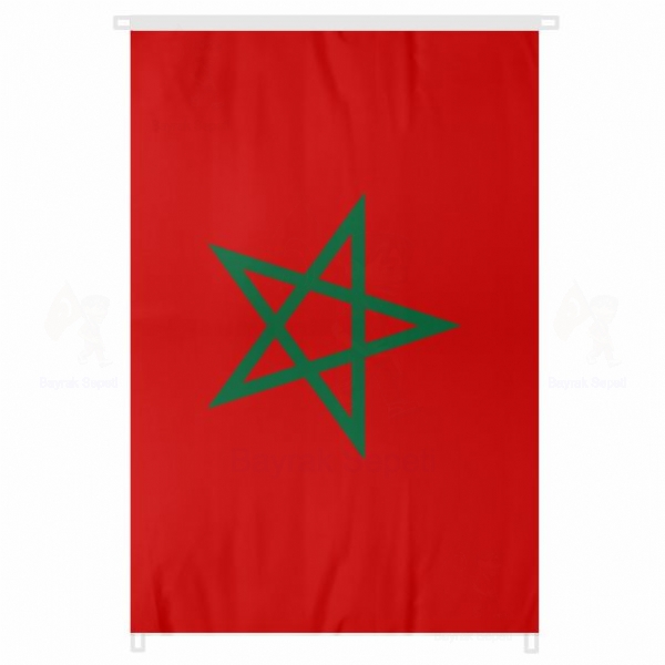 Morocco Bina Cephesi Bayraklar