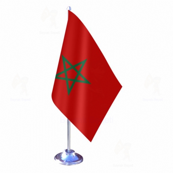 Morocco Tekli Masa Bayraklar